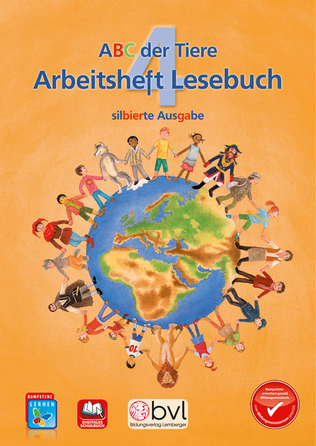 ABC der Tiere 4 - Schulbuch: Lesebuch Arbeitsheft - Silbenausgabe