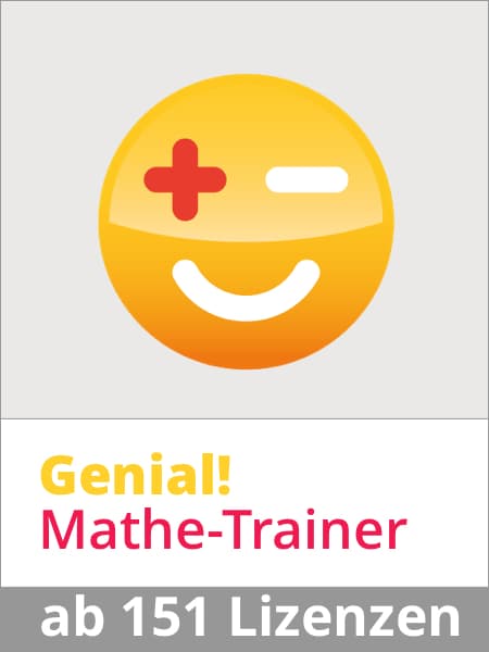 Genial! Mathe-Trainer Jahresabo ab 151 SchülerInnen