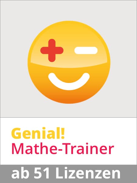 Genial! Mathe-Trainer Jahresabo ab 51 SchülerInnen
