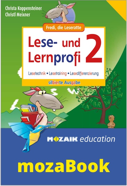mozaBook - Lese- und Lernprofi 2 NEU - Schulbuch: Silbierte Ausgabe