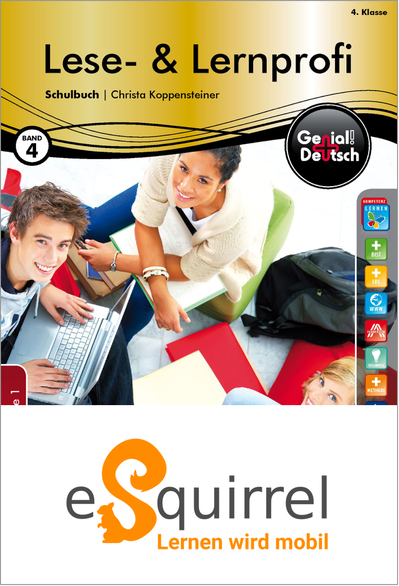 eSquirrel - Genial! Deutsch Lese- & Lernprofi 4 - Klassenlizenz