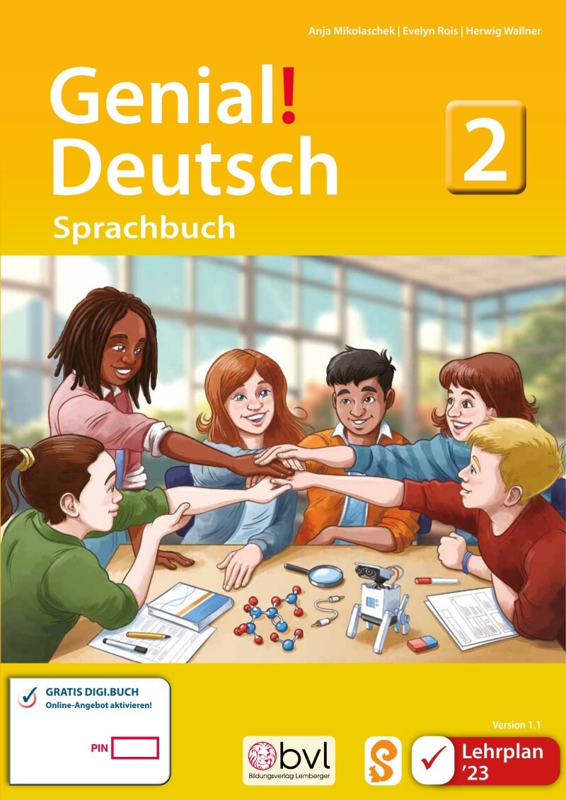 STAGING - Genial! Deutsch 2 – Sprachbuch IKT LP’23 v.1.1 / Schulbuch; PLUS-Versionen mit der Vollversion eSquirrel