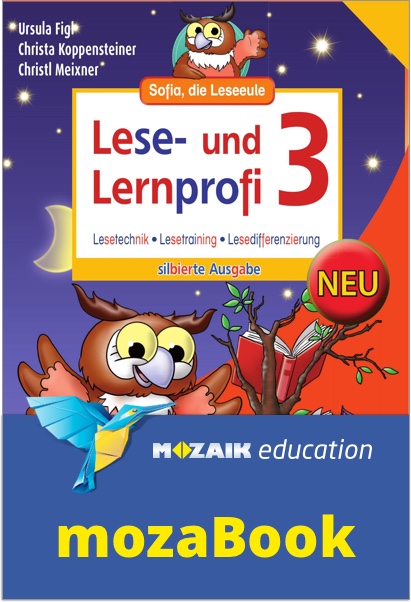 mozaBook - Lese- und Lernprofi 3 NEU - Schulbuch: Silbierte Ausgabe