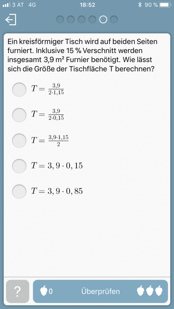 eSquirrel - Berufsreifeprüfung Mathematik - Klassenlizenz