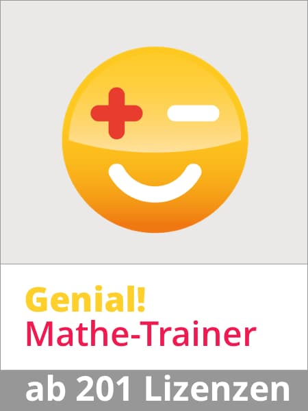 Genial! Mathe-Trainer Jahresabo ab 201 SchülerInnen