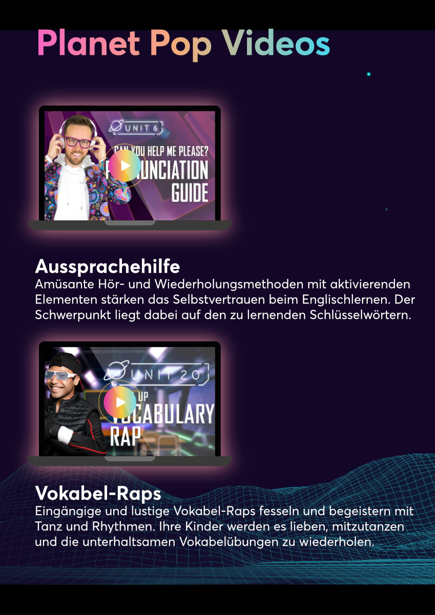 Planet Pop: Workbook 1 - Arbeitsblätter für LehrerInnen - Units 1 - 29