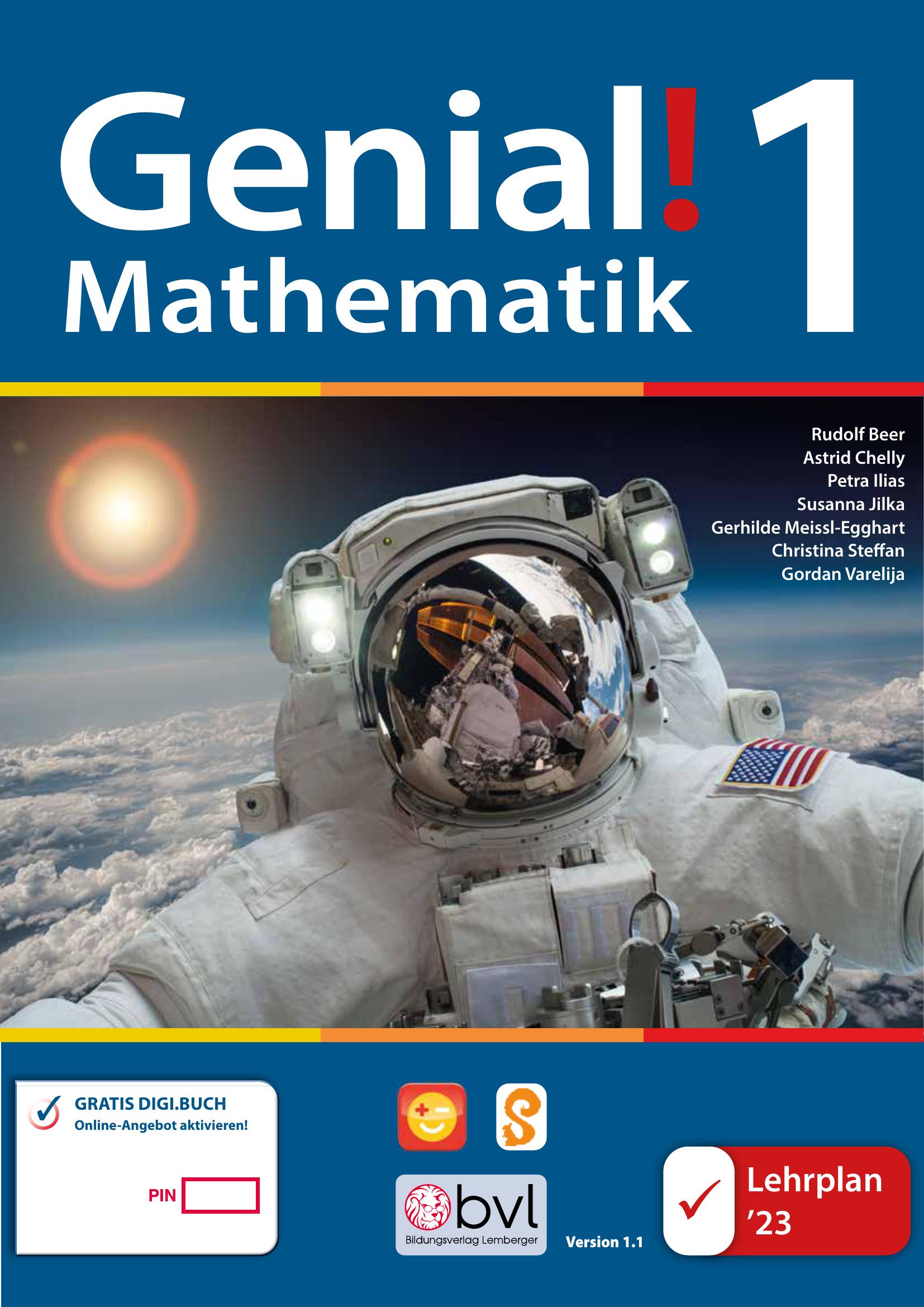 Genial! Mathematik 1 - Schulbuch LP23
